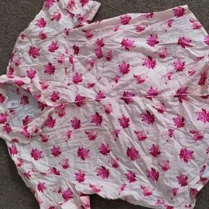 VS PJ Short Sleeve Short Set - Pink Floral